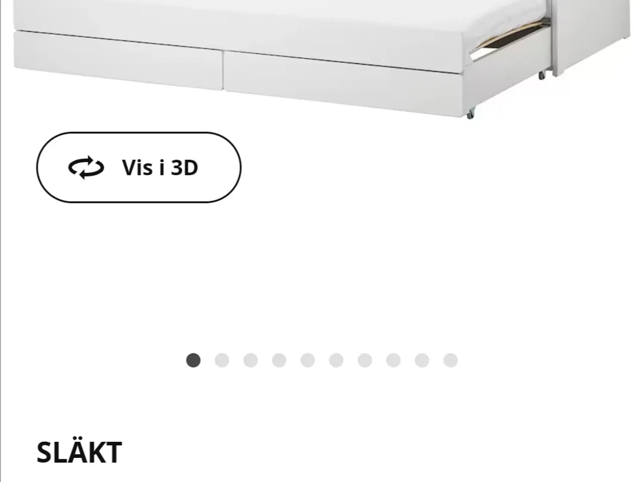 Billede 1 - Ikea seng 