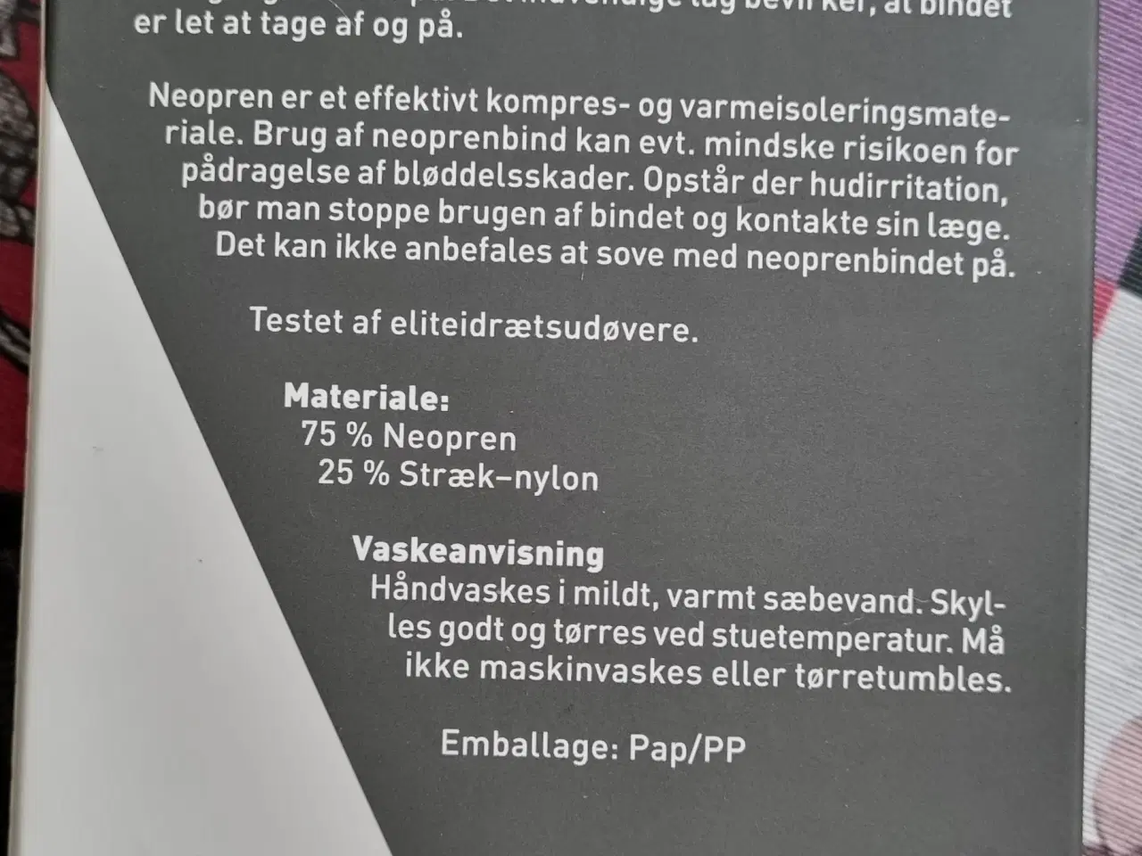 Billede 2 - Neopren knæbind str. XL sælges 