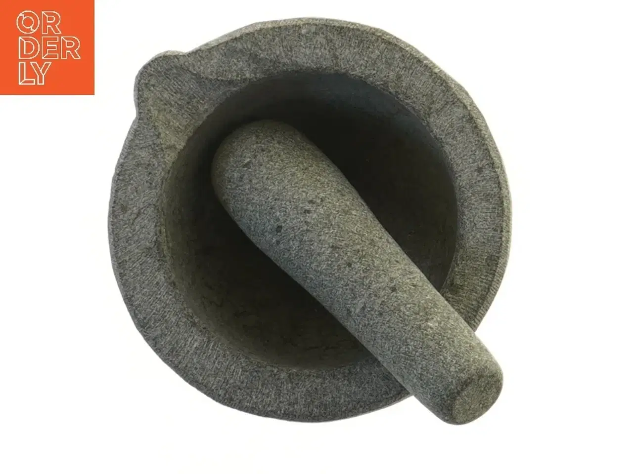 Billede 2 - Granit morter og støder (str. Ø 15 cm længde 10 cm)