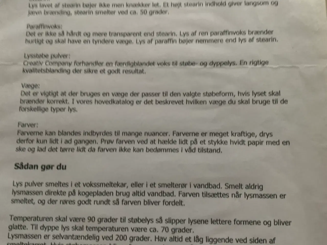 Billede 7 - Lysstøbning