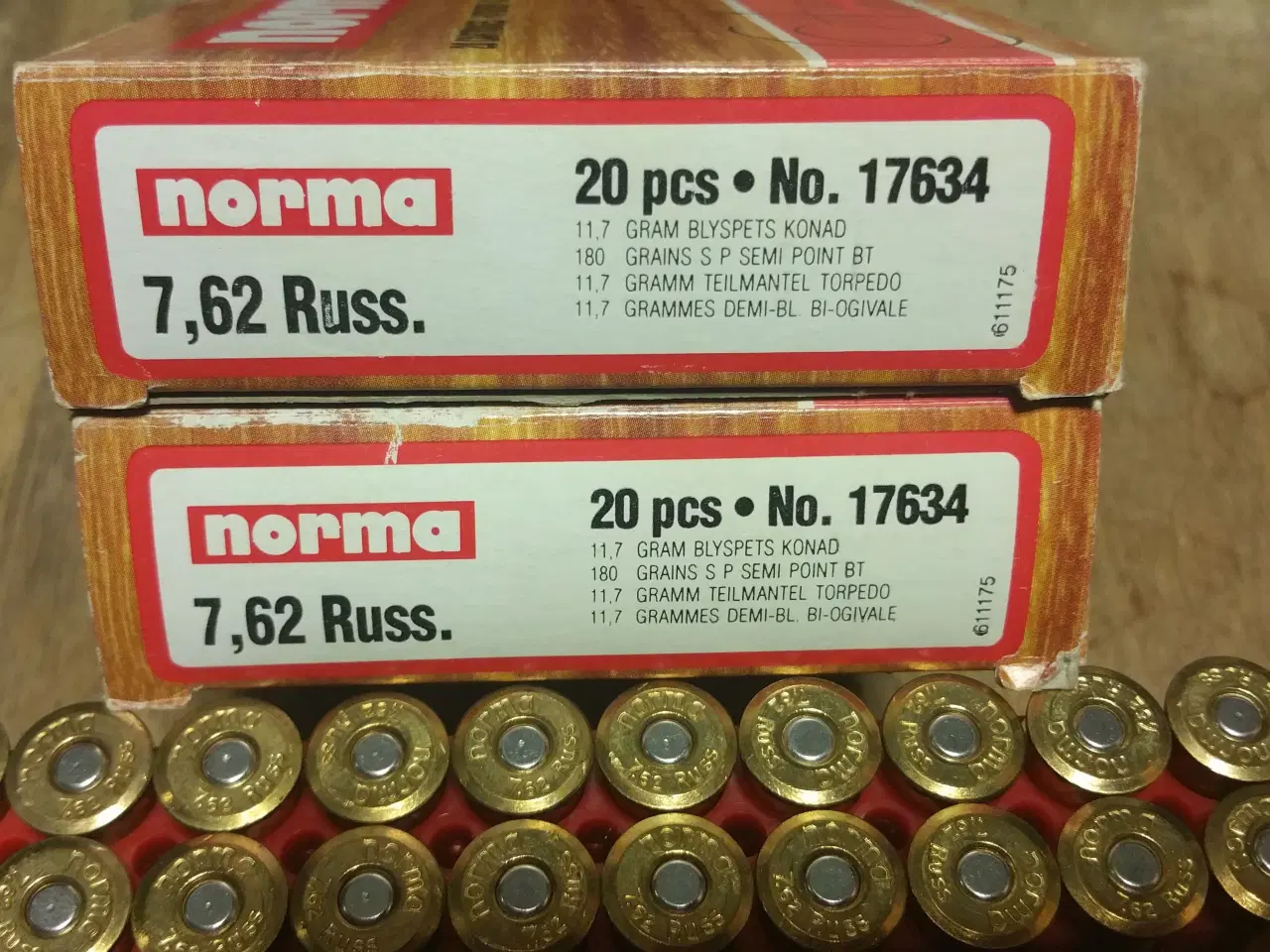 Billede 2 - Ammunition. Norma. 7,62 x 54 Russian. 