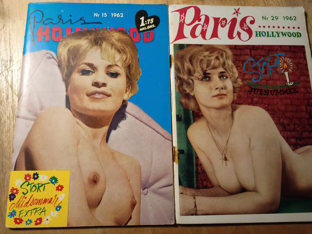 Billede 1 - Paris Hollywood, svensk vintage magasin fra 1962.
