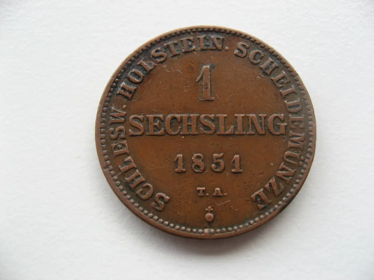 Billede 1 - Oprørsregeringen 1850-1851 1 Sechsling 1851