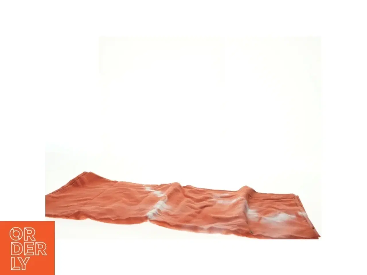 Billede 2 - Orange batik mønstret dug (str. 120 x 134 cm)