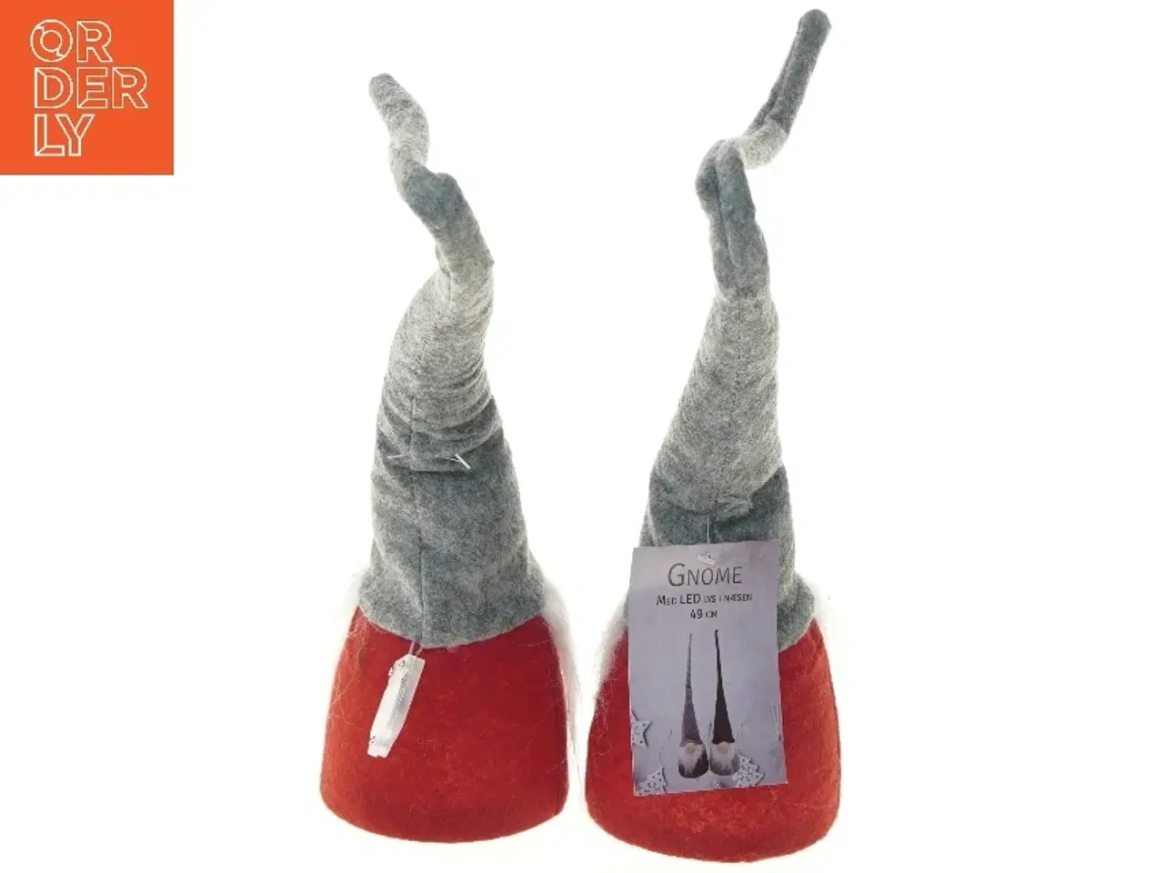 Billede 3 - Juledekoration nisser med LED fra Haahr (str. 49 cm)
