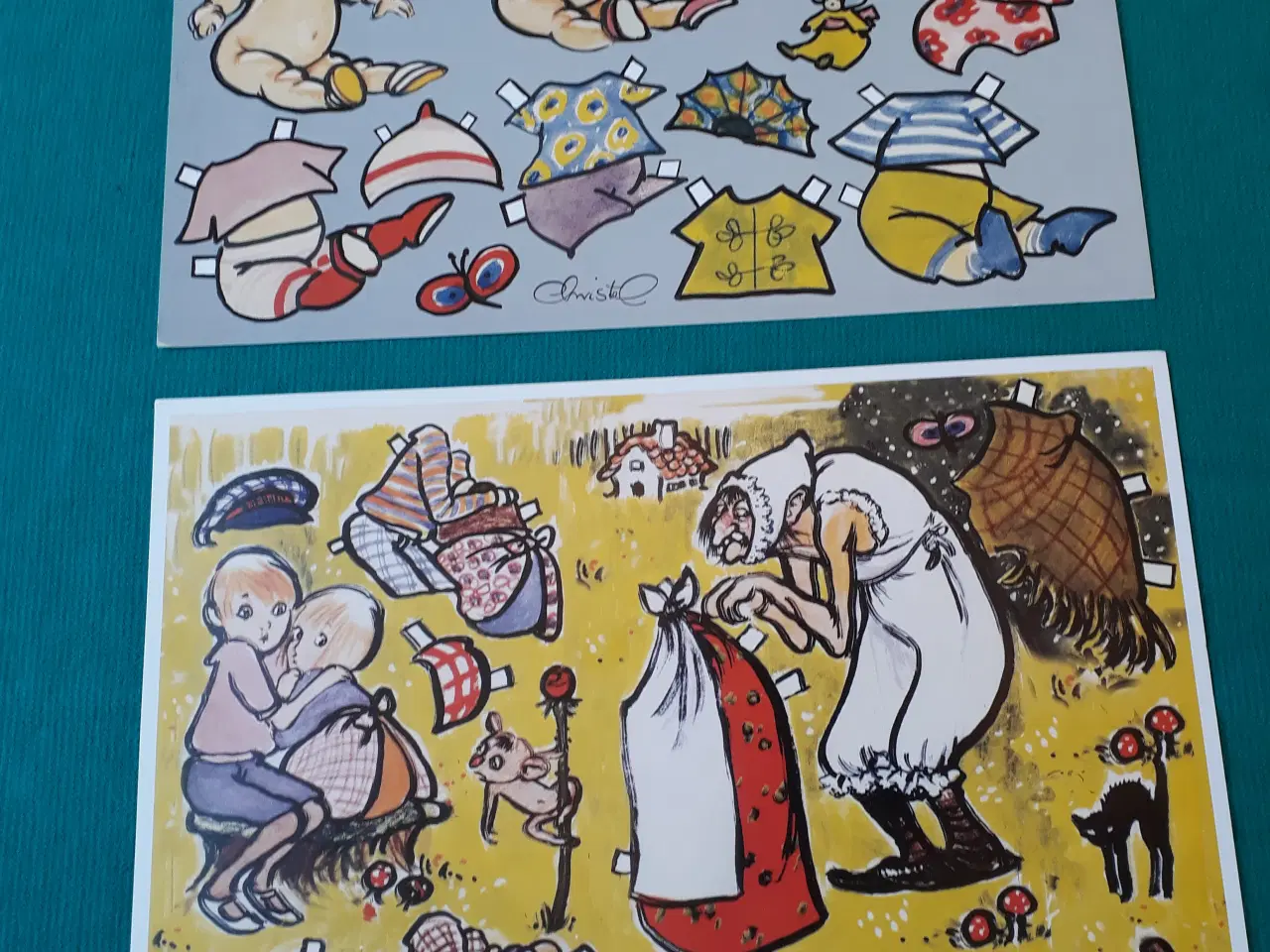 Billede 2 - Christel, Marie og Modeark Påklædningsdukker