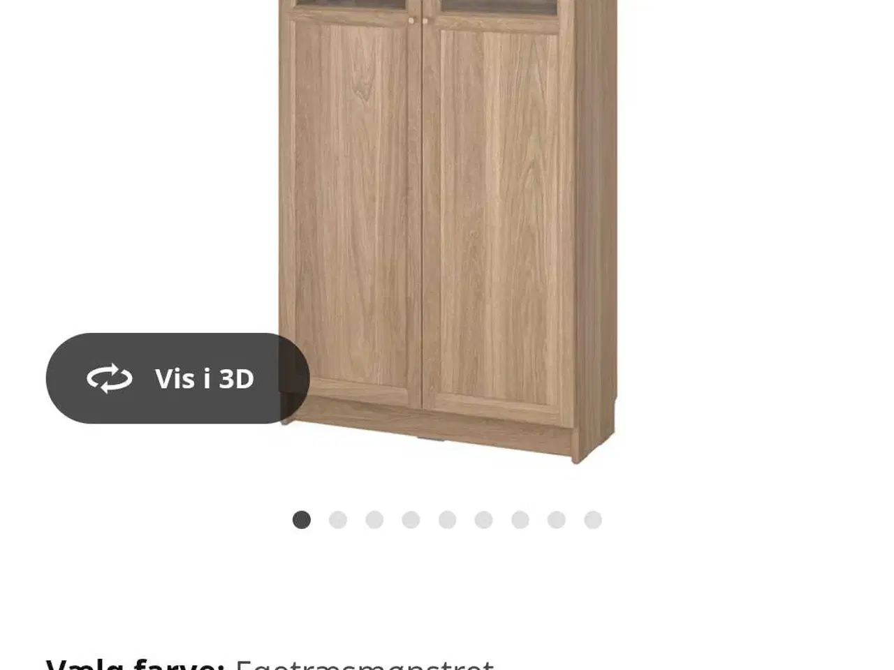 Billede 1 - Billy Oxberg vitrineskab, som ny!