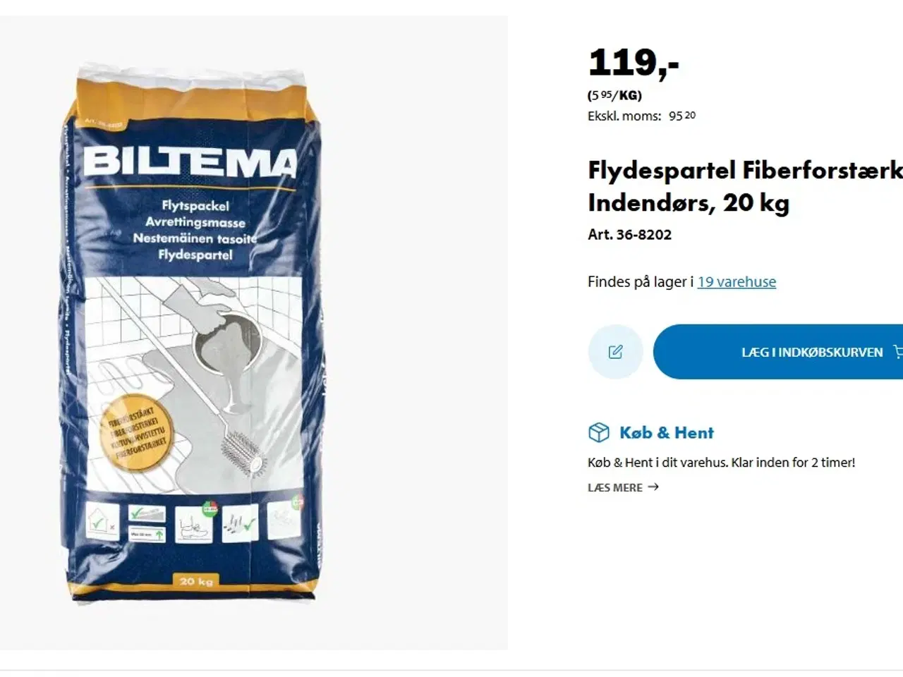 Billede 1 - 3 stk. Biltema Flydespartel Fiberforstærket