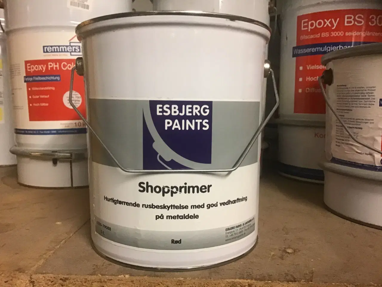 Billede 1 - Maling Esbjerg  paints Shopprimer 5L rød