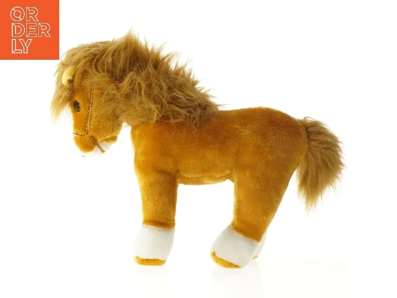Billede 1 - Plys hest (str. 40x35 cm)