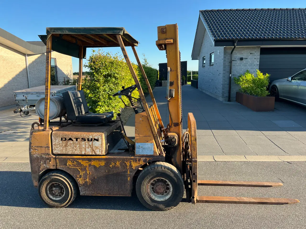 Billede 6 - Datsun 1500kg gastruck m.sideskift og friløft.