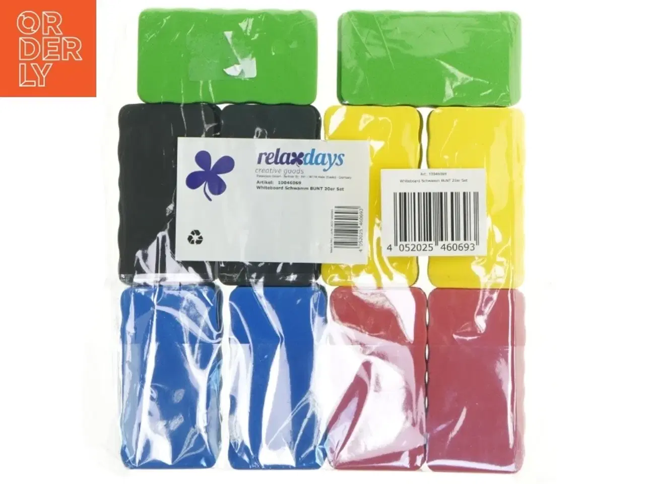 Billede 1 - Sæt med 20 Whiteboard tavlesvampe (str. 20 styk. st)