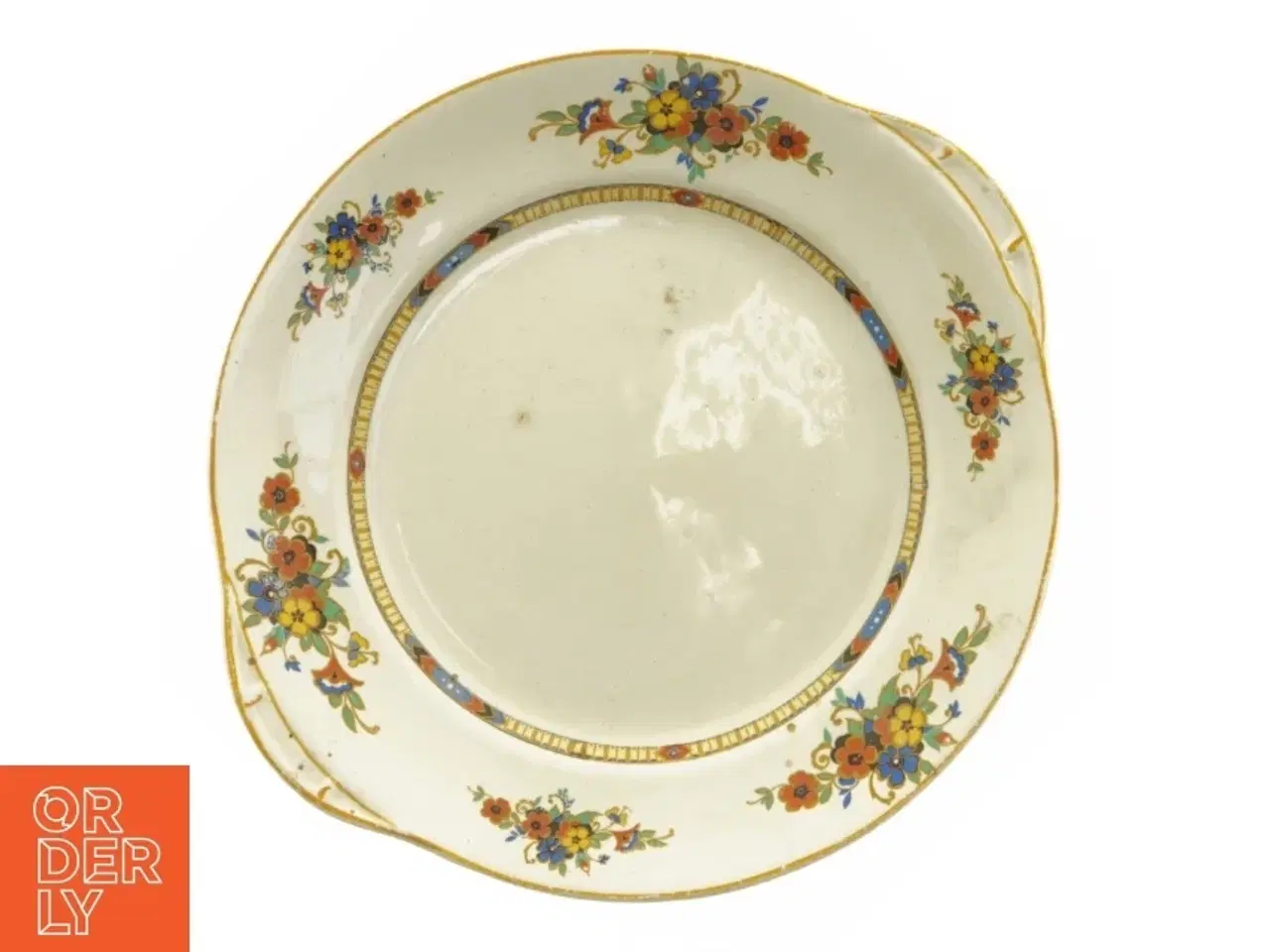 Billede 1 - Retro tallerken med blomstermønster fra Titan Ware (str. Ø 25 cm)