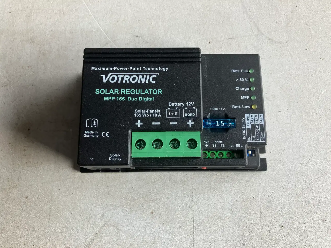Billede 1 - Votronic MPPT165 solcelleregulator 16A