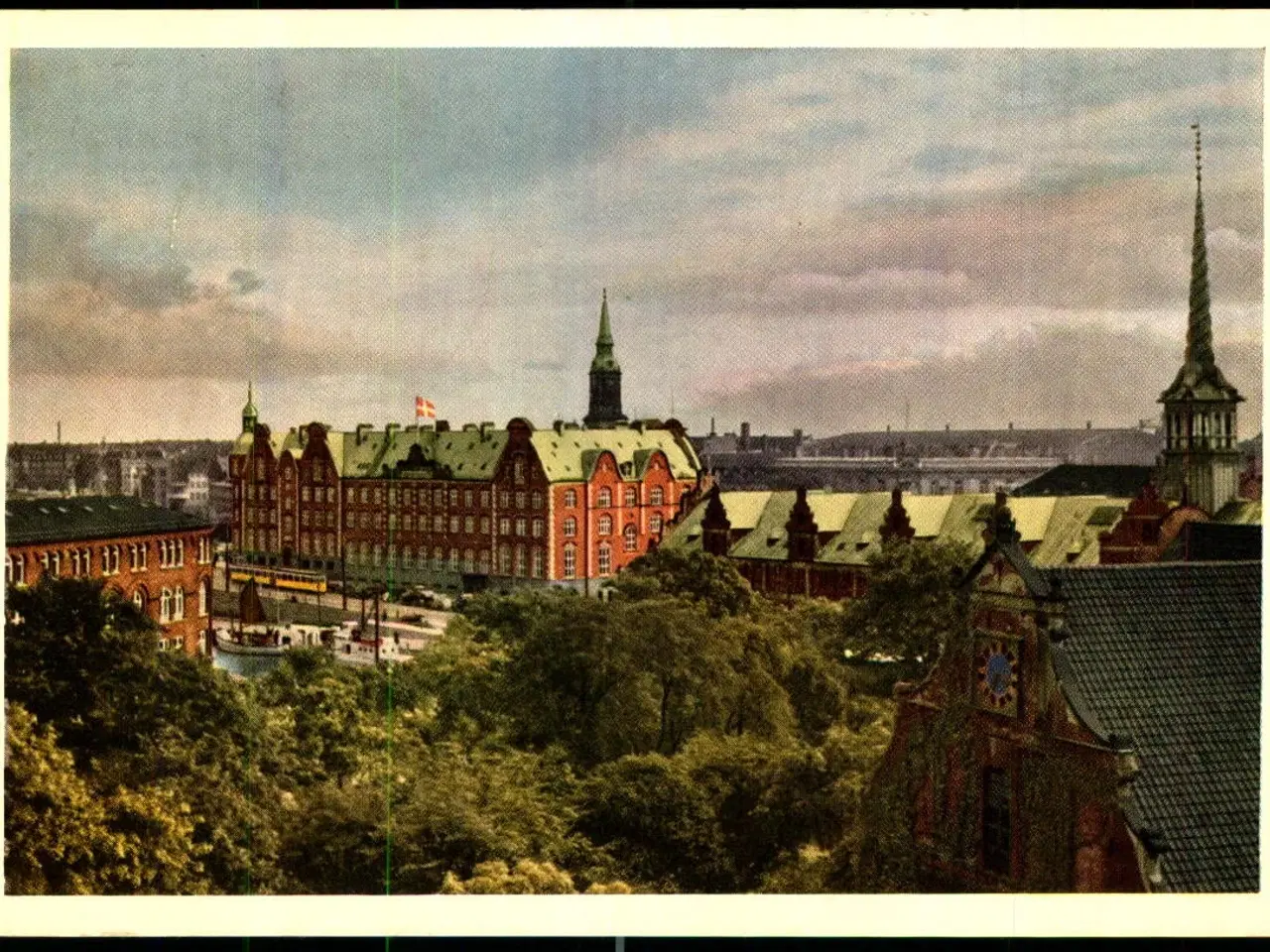 Billede 1 - København - Børsbroen med Børsen og Privatbanken  - EHP u/n - Brugt