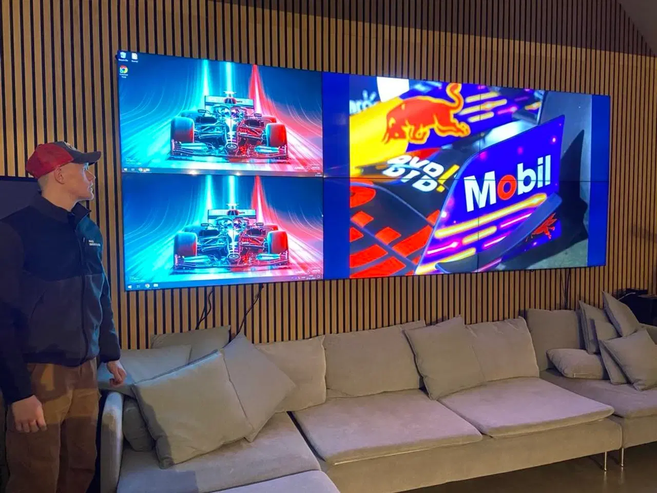 Billede 1 - 6 stk. LG 55” videovægspaneler – 700 nits 