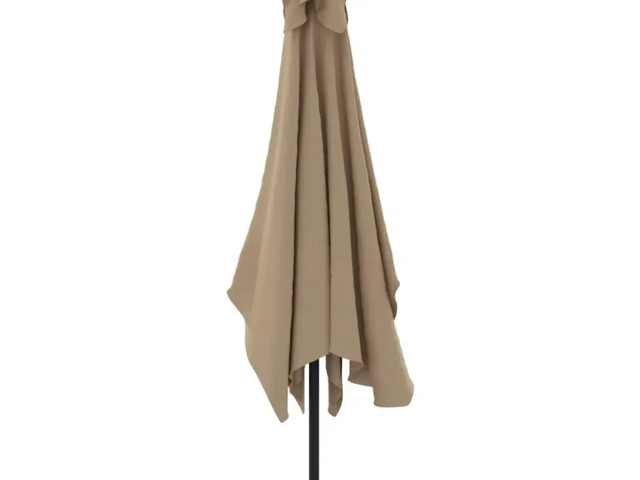 Billede 4 - Parasol med metalstang 300x200 cm gråbrun