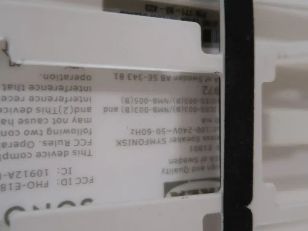 Billede 1 - Højstaler SONOS E1801