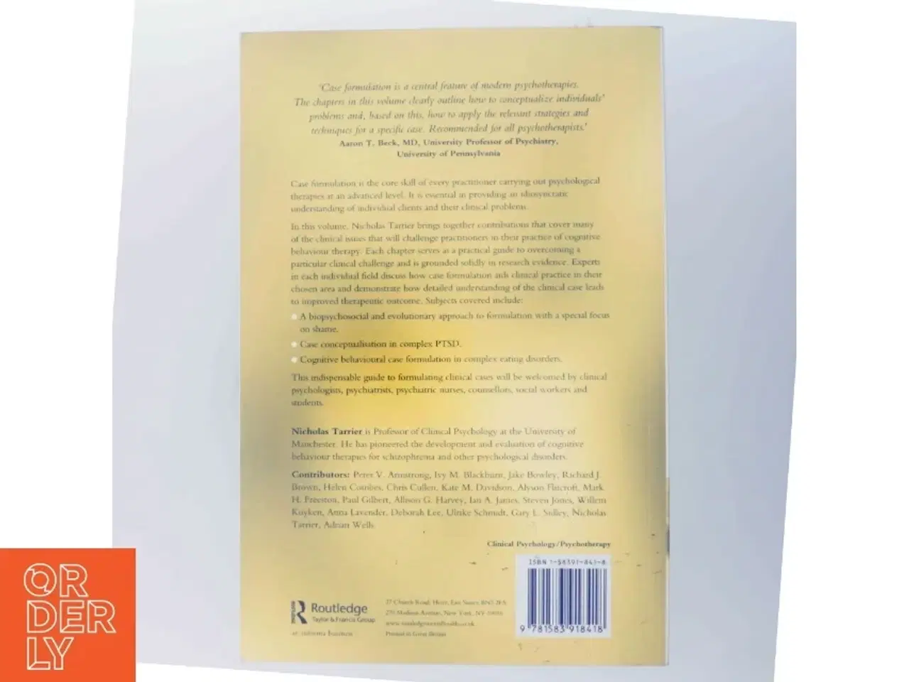 Billede 3 - Case formulation in cognitive behaviour therapy : the treatment of challenging and complex cases (Bog)