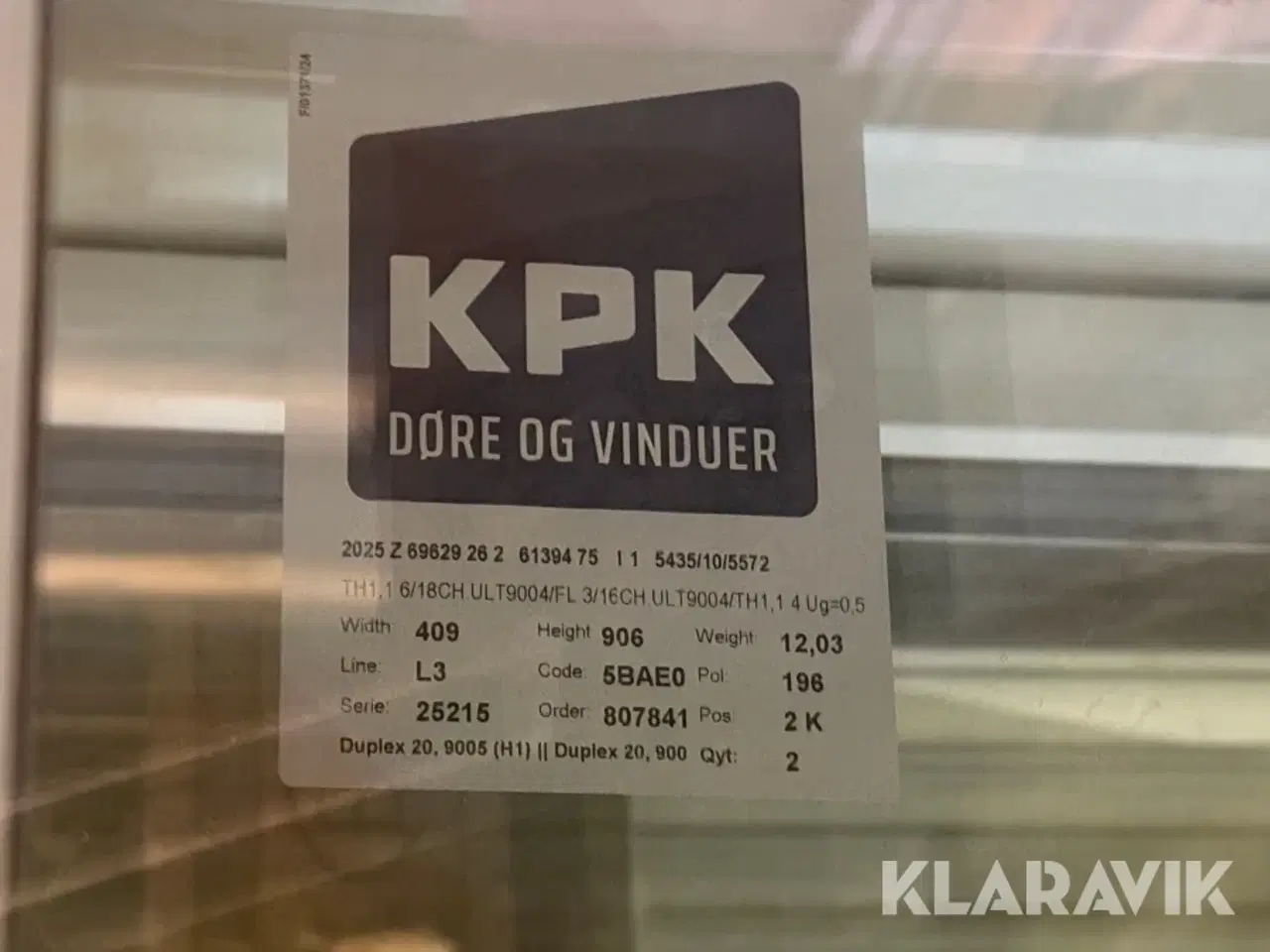 Billede 9 - Vinduer KPK 6 stk.