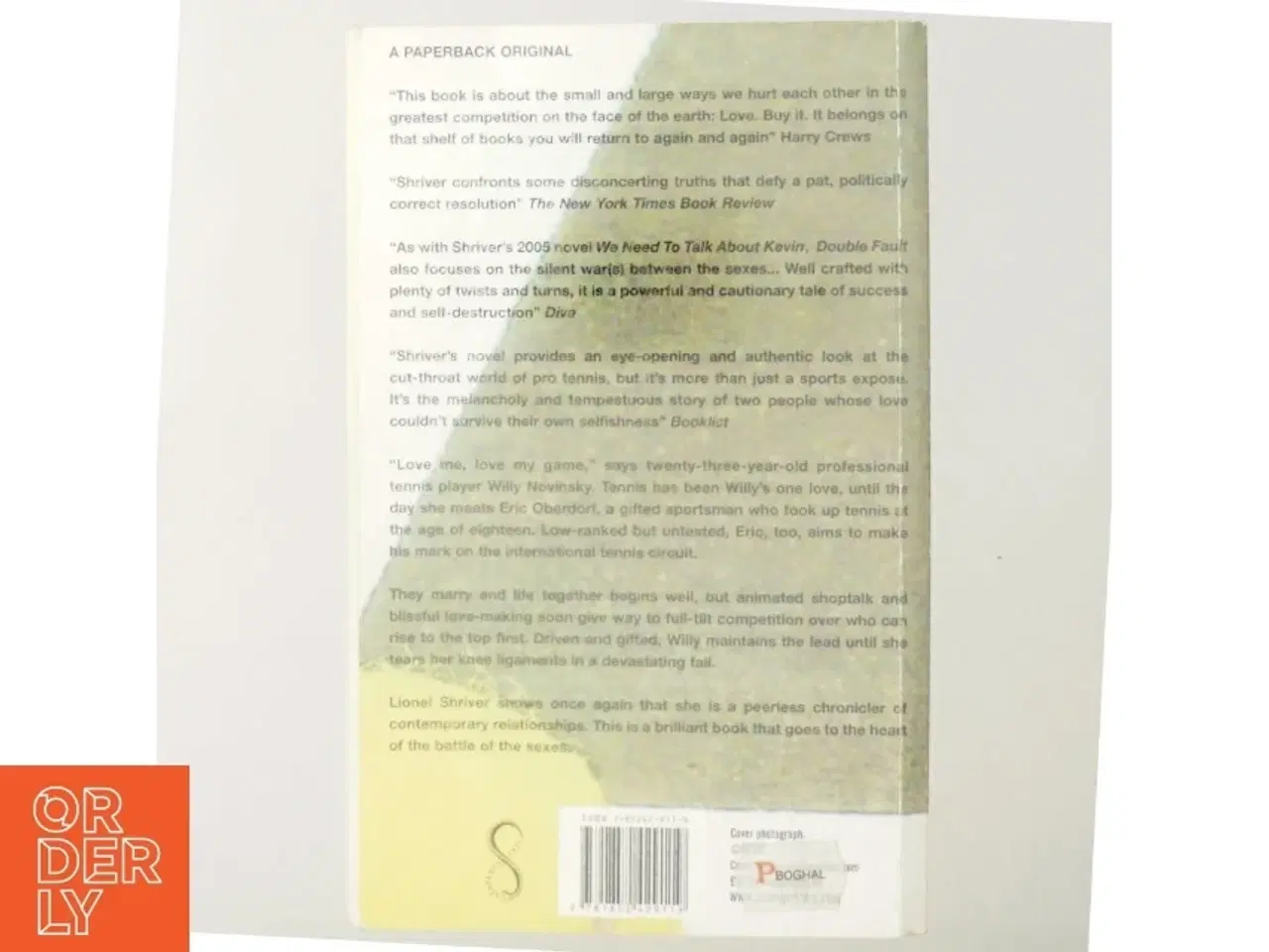 Billede 3 - Double fault af Lionel Shriver (Bog)