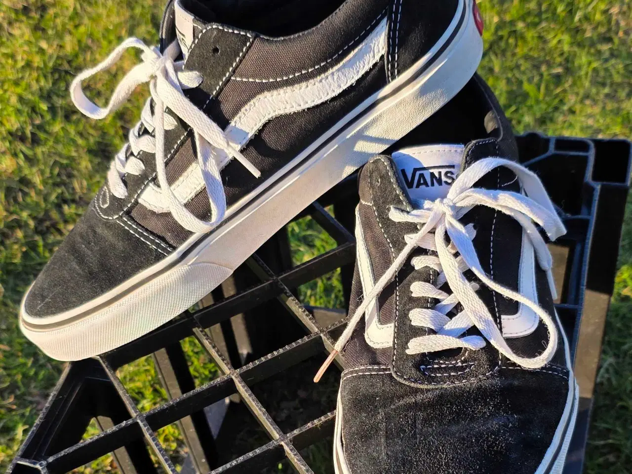 Billede 1 - Sorte originale VANS størrelse 43 - 43,5