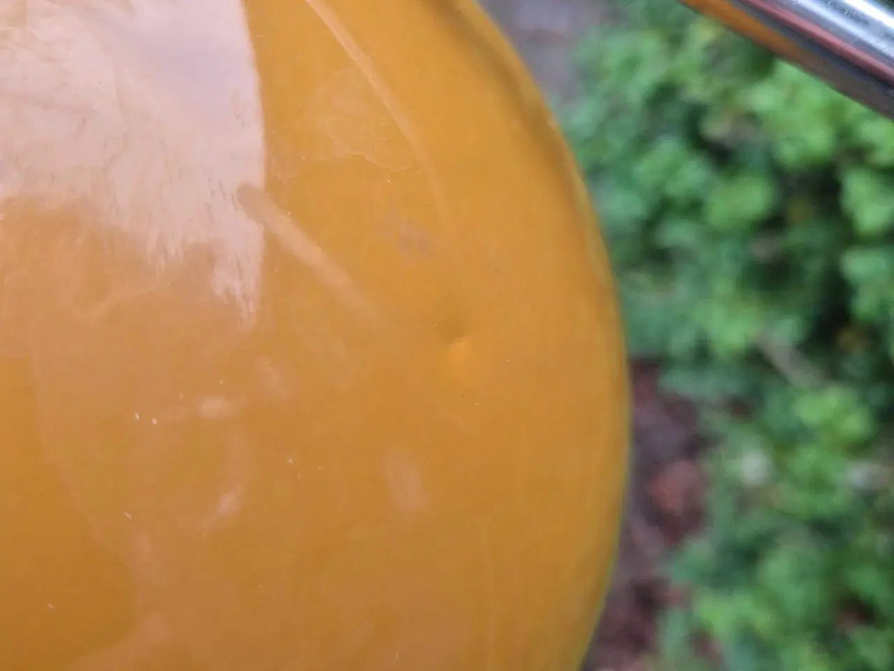 Billede 6 - Gulvlampe med karrygul kugleskærm