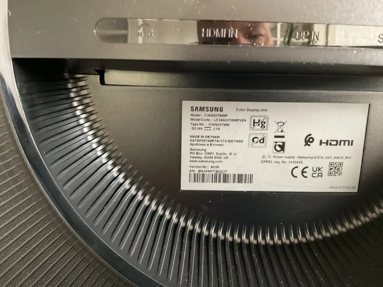 Billede 2 - Gamingskærm Samsung G5 Odyssey 34”