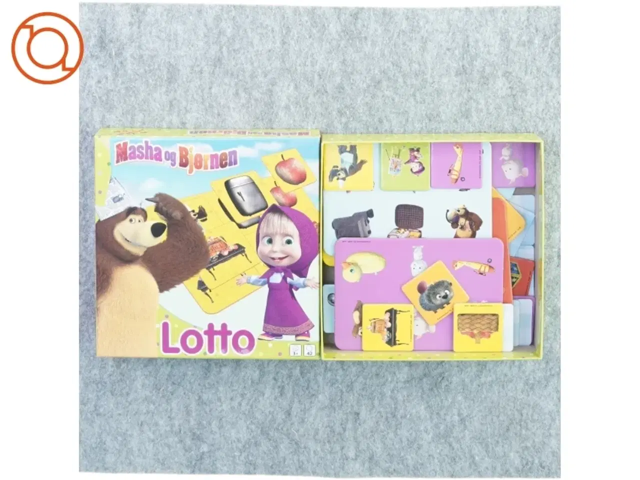 Billede 2 - Billedlotteri masha og bjørnen fra Barbo Toys (str. 19 x 19 cm)