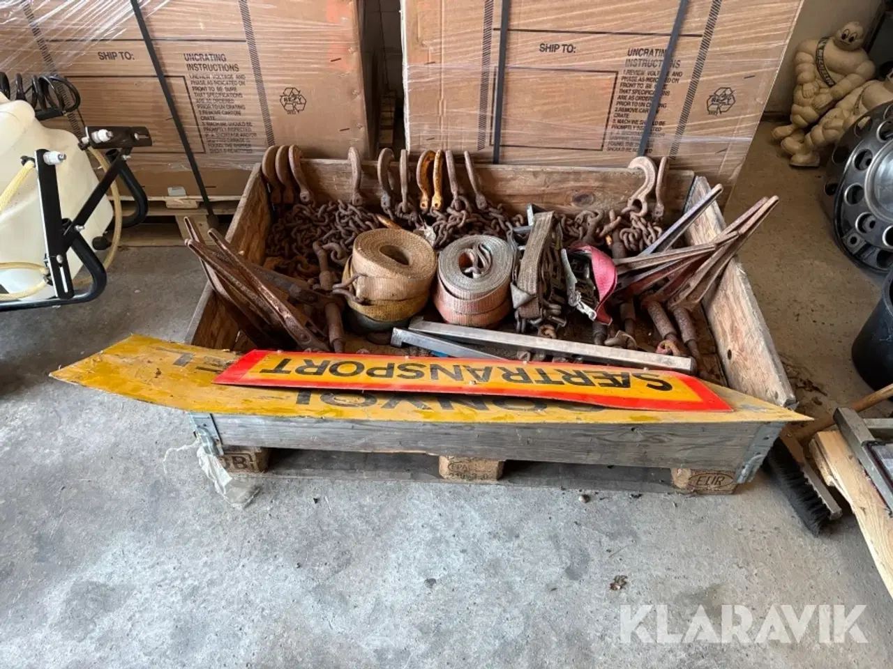 Billede 3 - Kæder, strammere, rotorblink & særtransportskilte