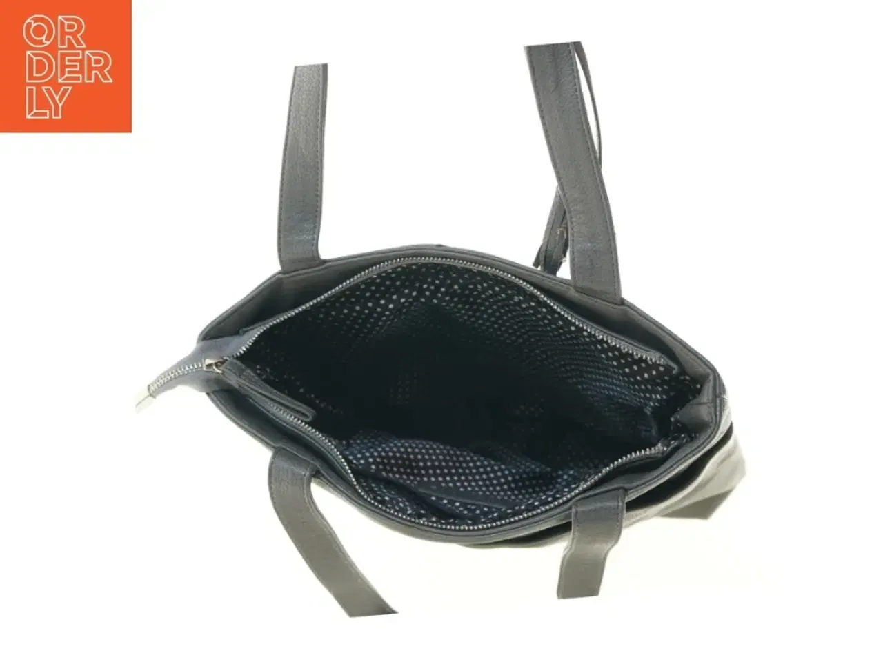 Billede 3 - Grå skuldertaske (str. 39x38 cm)