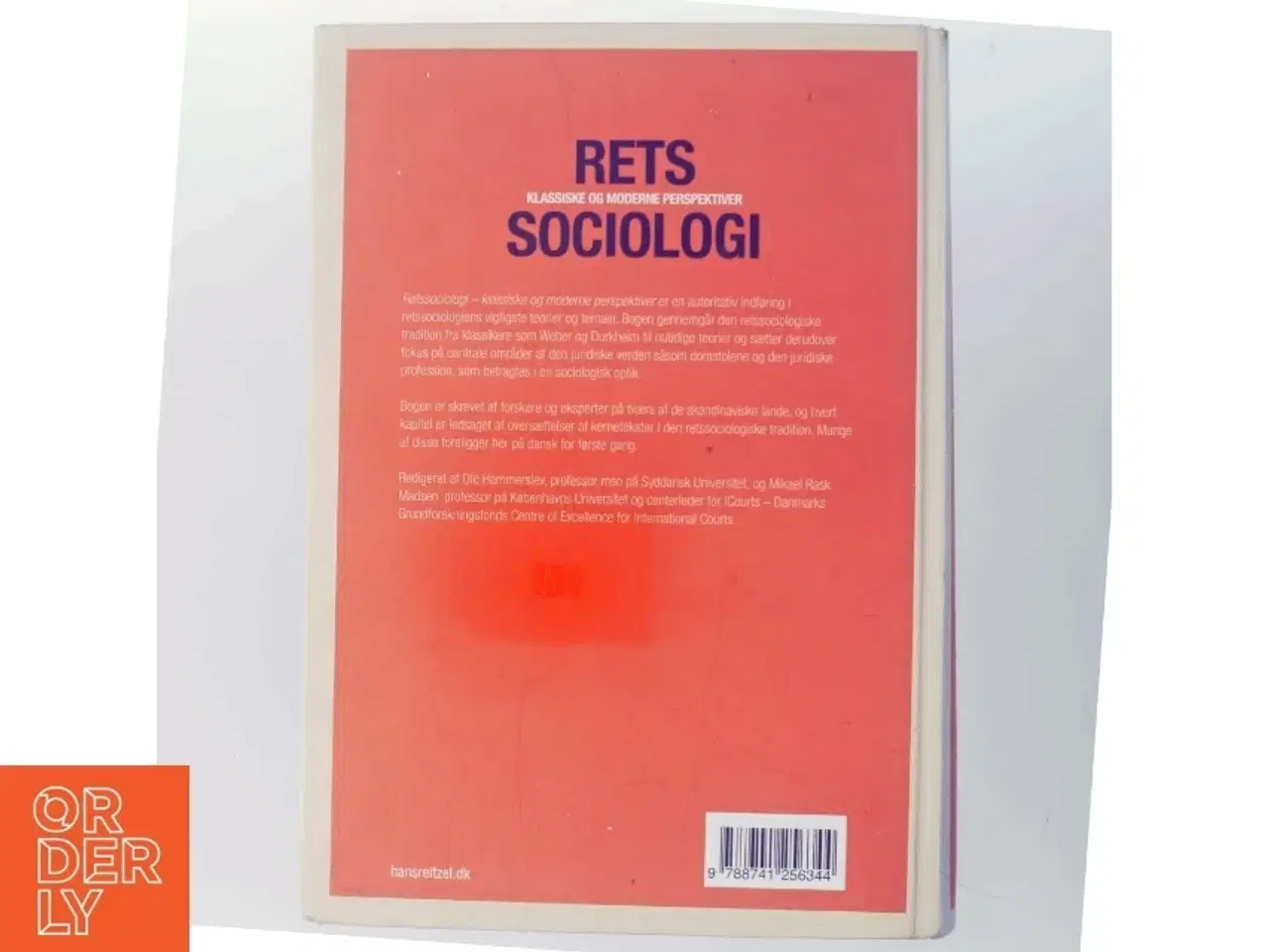 Billede 3 - Retssociologi : klassiske og moderne perspektiver (Bog)