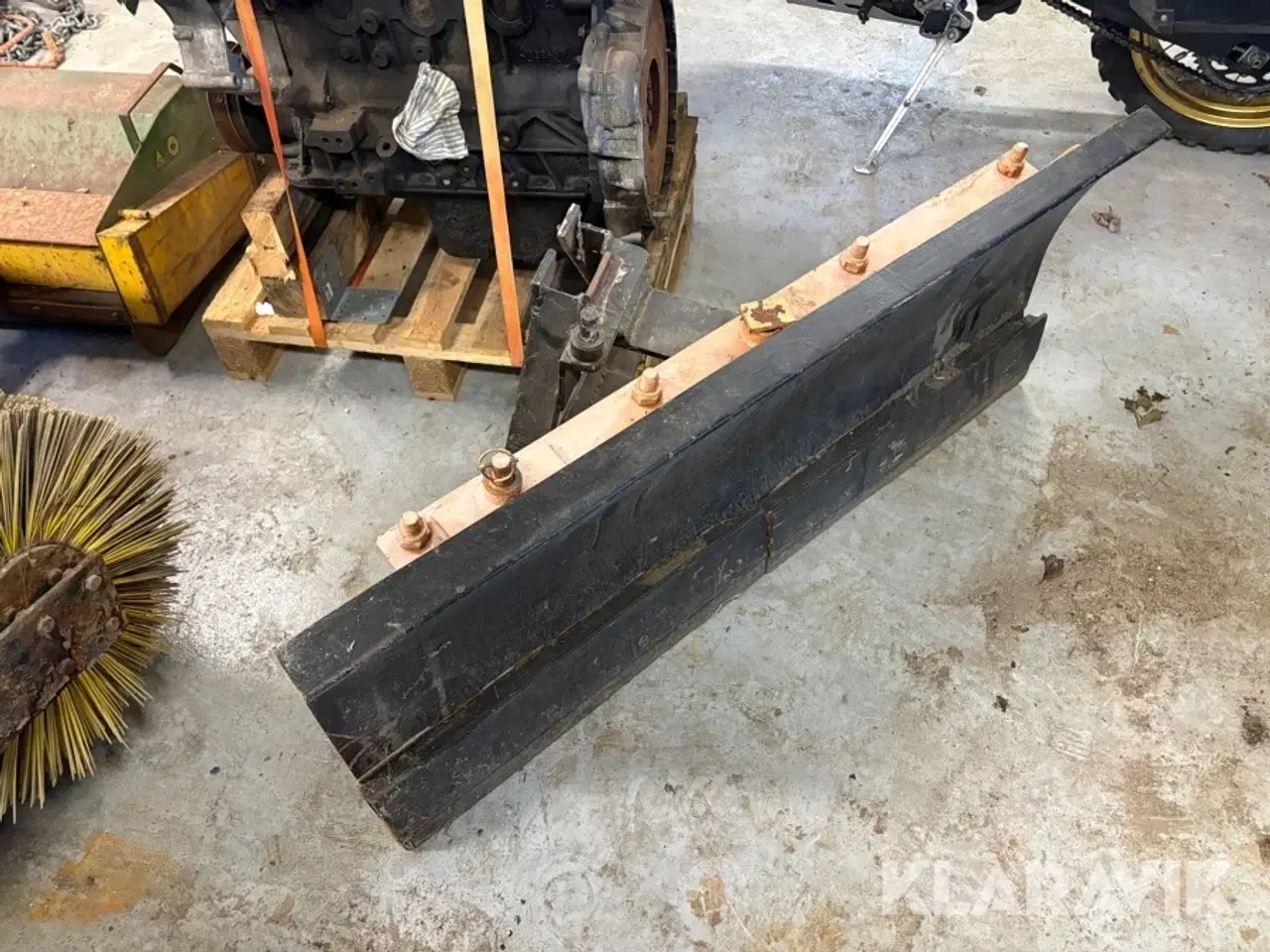 Billede 2 - Skrabeblad med gummikant