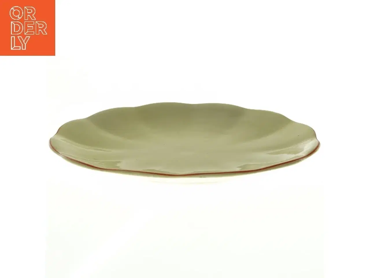 Billede 1 - Keramikfad - olivengrøn