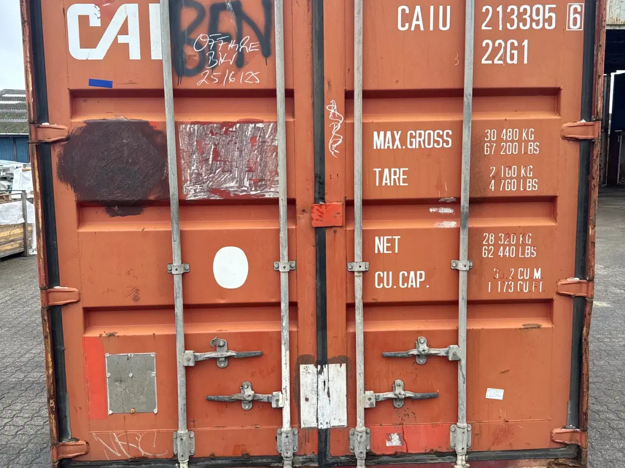 Billede 2 - Brugt 20 fods Isoleret Container