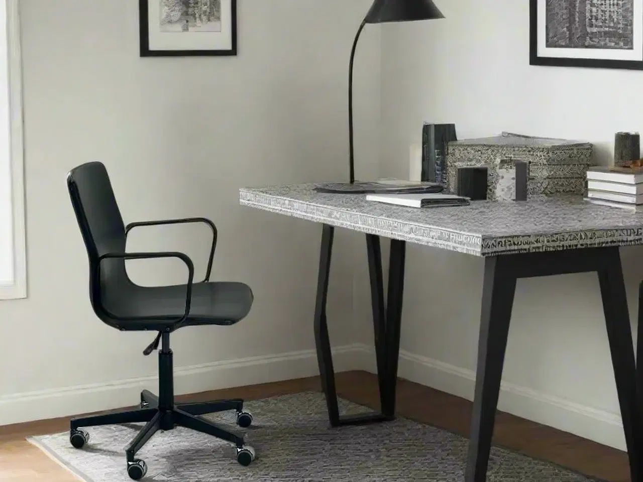 Billede 2 - Magnus Olesen Butterfly Swivel High Kontorstol – Sort