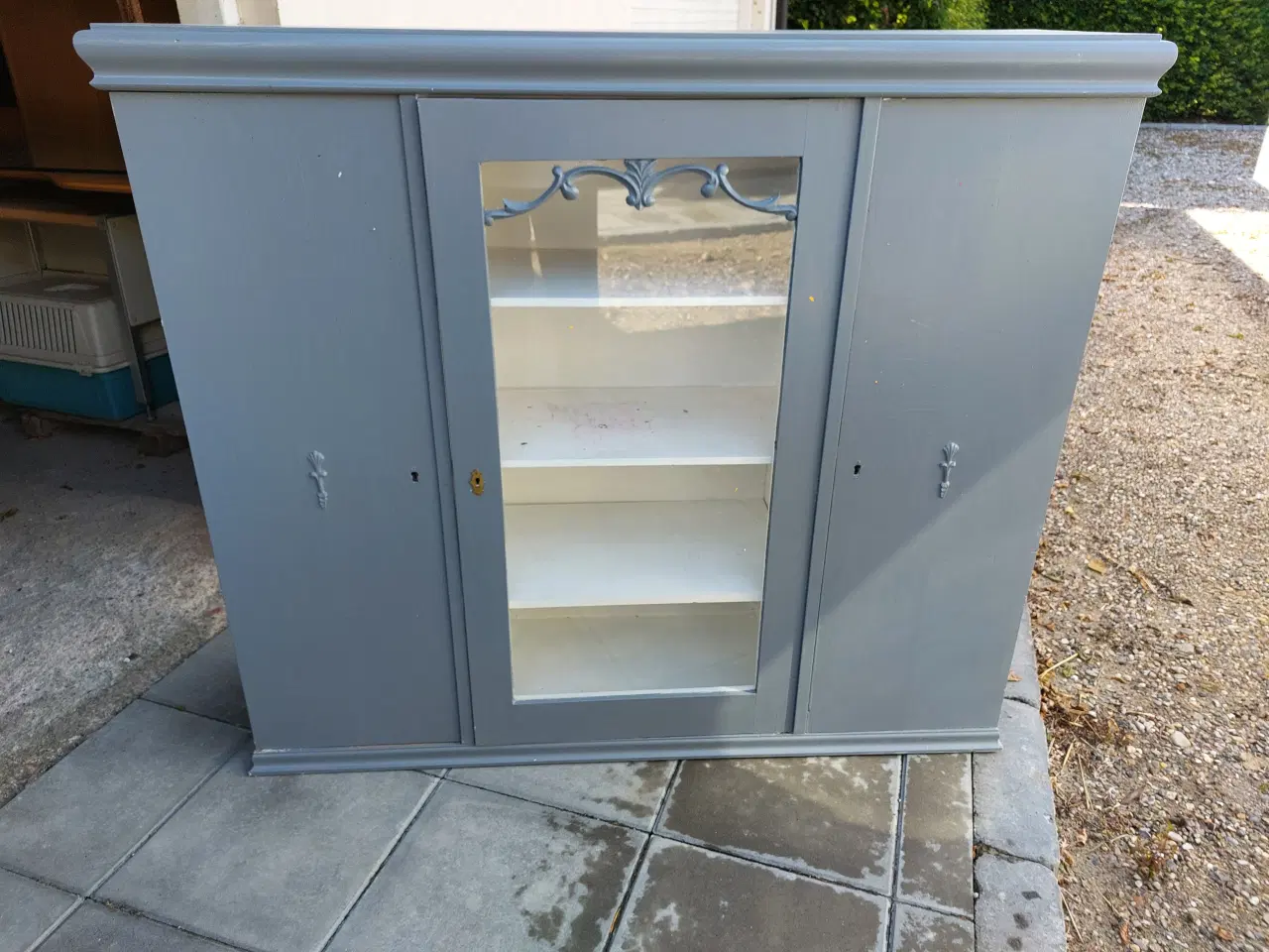 Billede 1 - Vitrine skab/dækketøjsskab