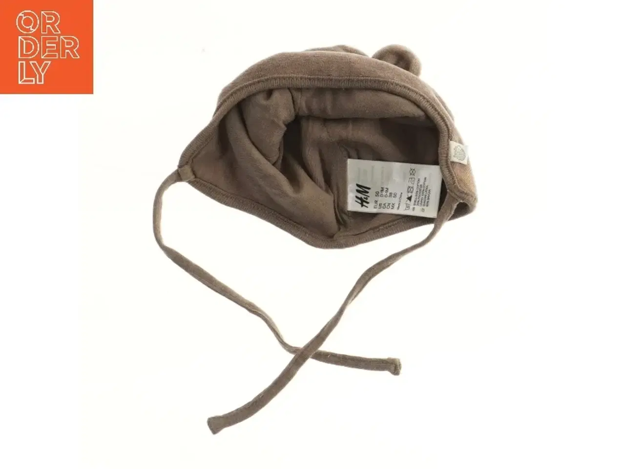 Billede 3 - Børnehat med øre og bindebånd fra H&M (str. 50)