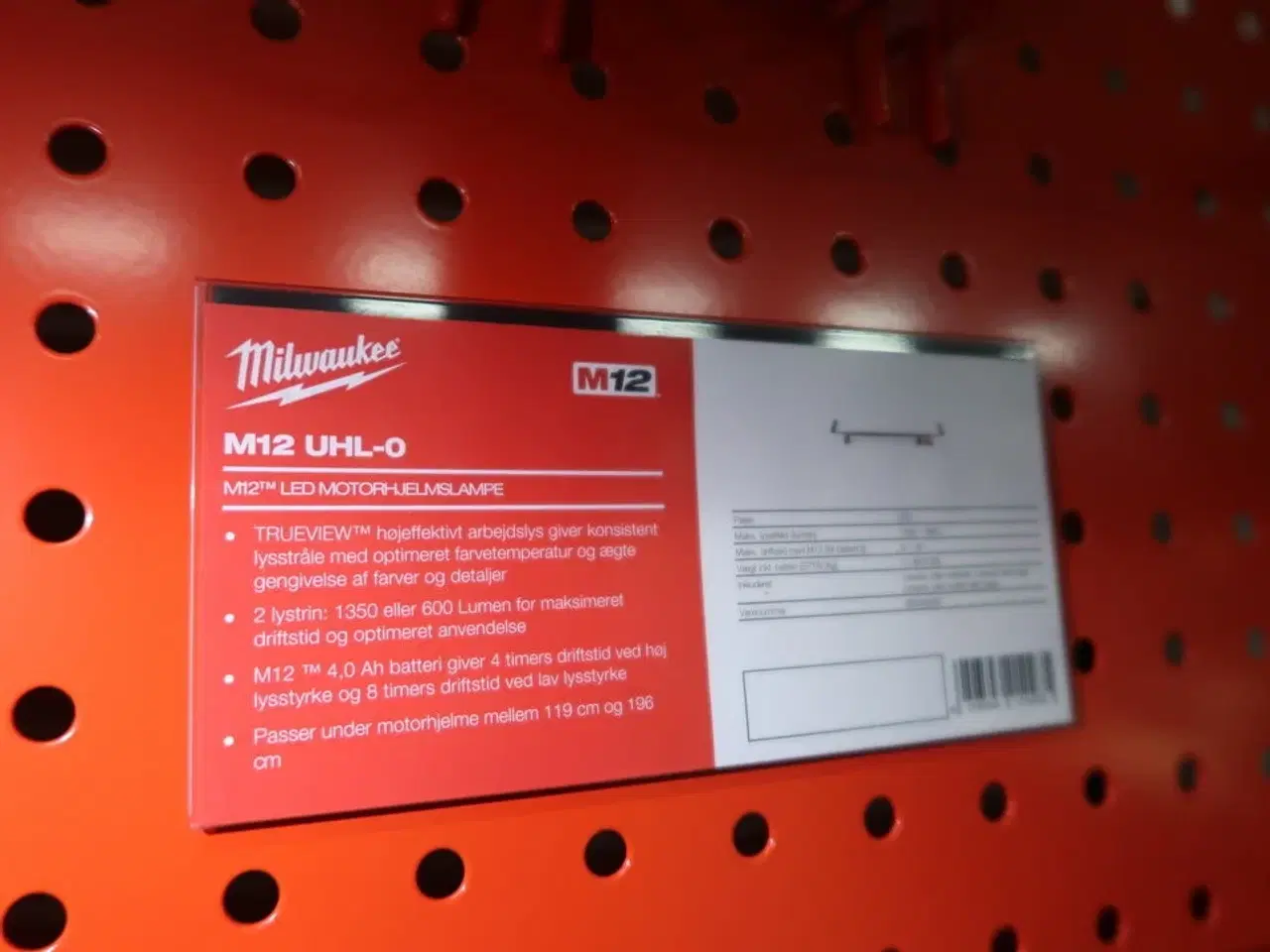 Billede 2 - Arbejdslampe MILWAUKEE M12 UHL-0