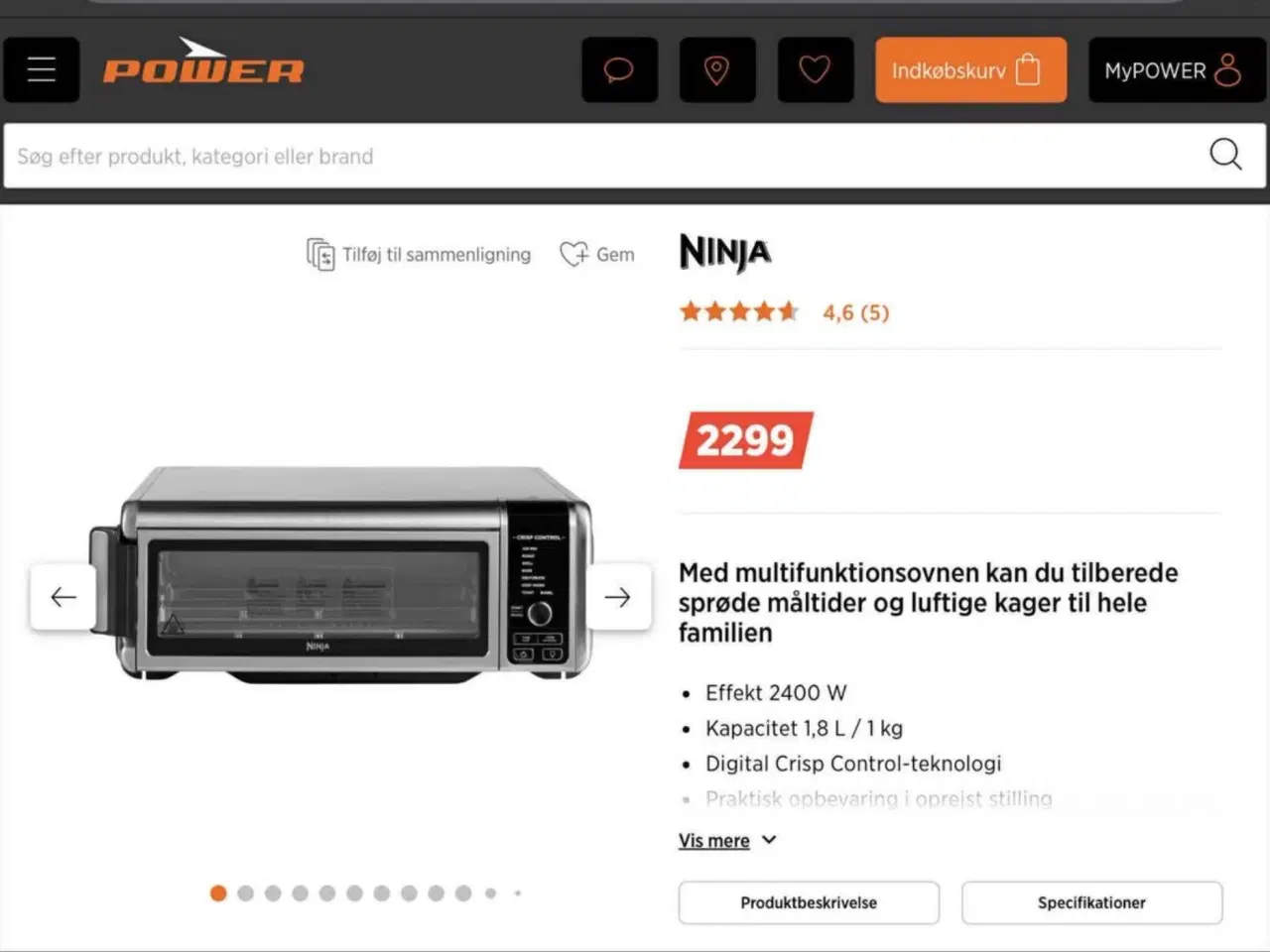 Billede 7 - Ninja Airfryer ovn