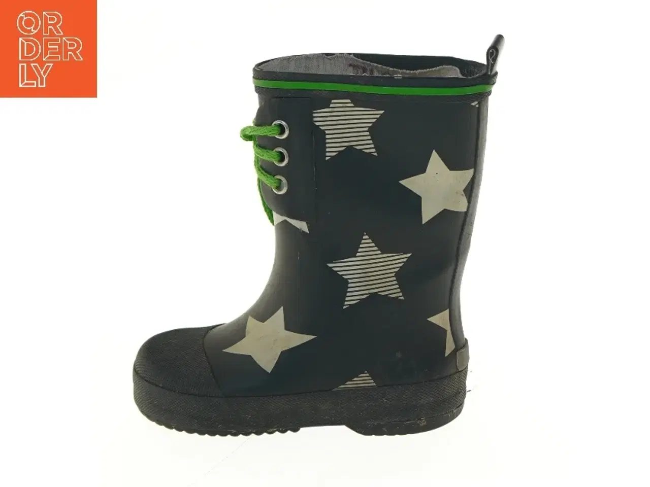 Billede 1 - Børne gummistøvler med stjernemønster (str. 24 )
