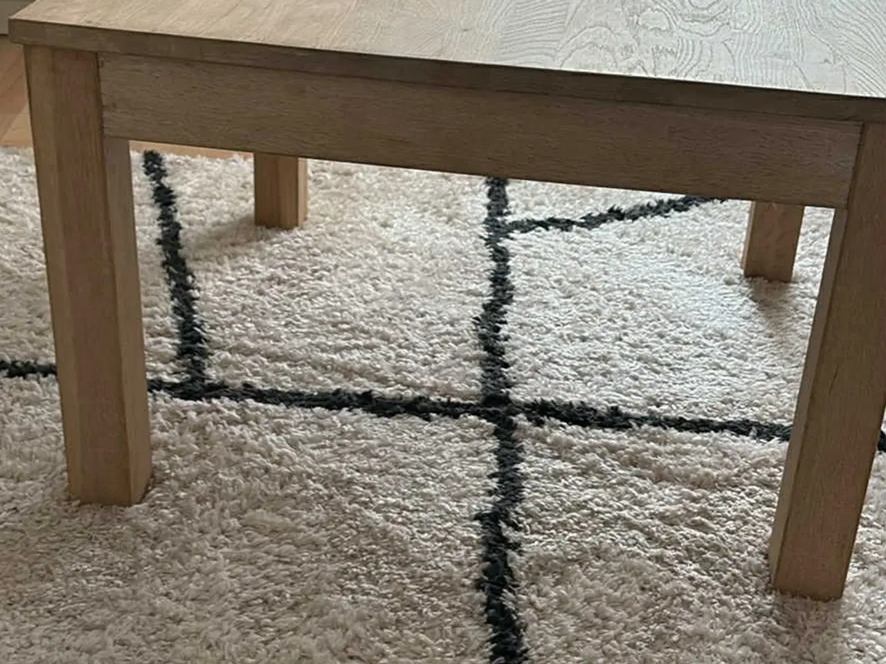 Billede 2 - Hjørnebord i egetræ