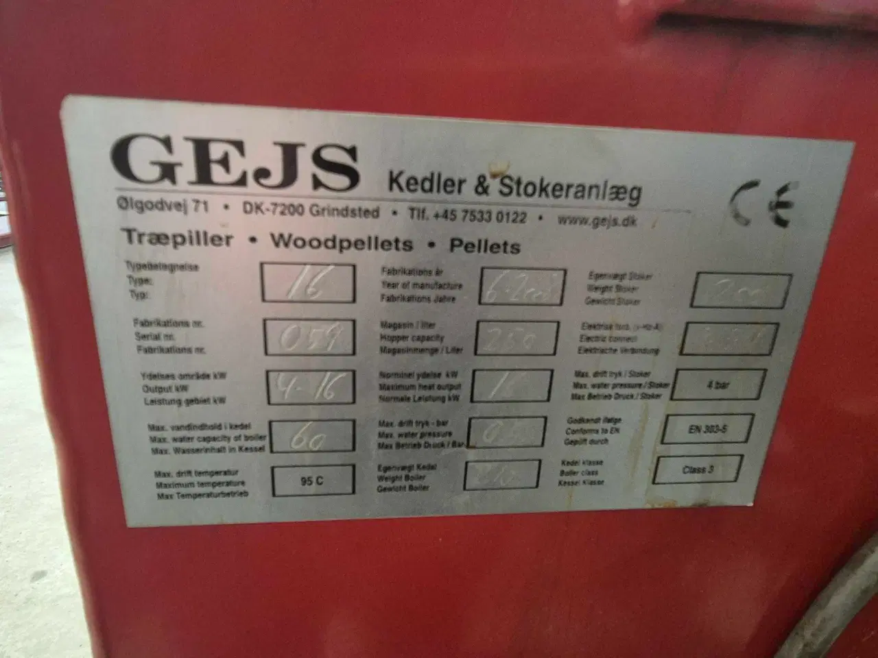 Billede 3 - Gejs Stokerfyr