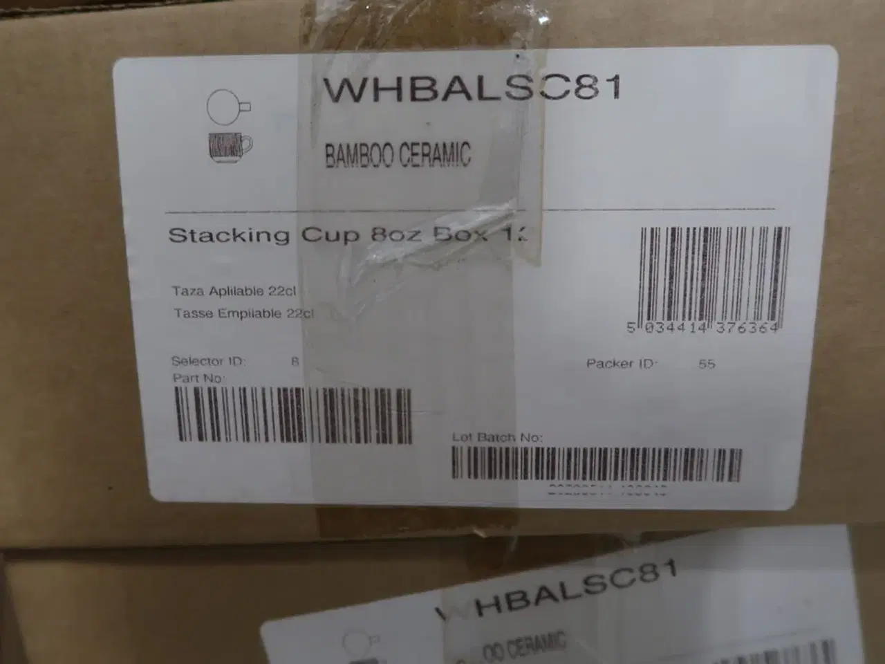 Billede 4 - 84 stk. Overkop stabelbar 22 cl Bamboo Churchill