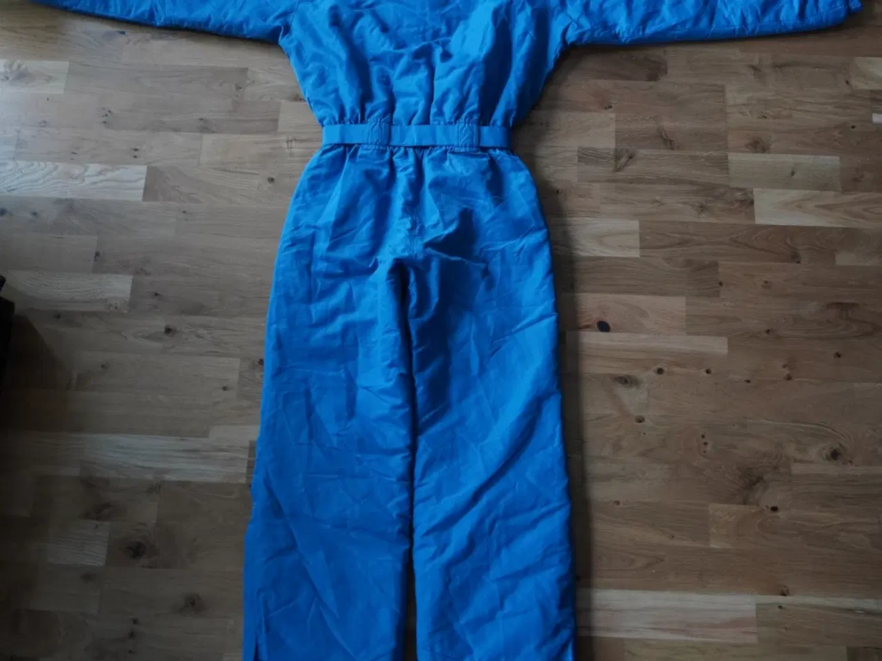 Billede 3 - Lyseblå/mørkeblå heldragt skidragt/flyverdragt