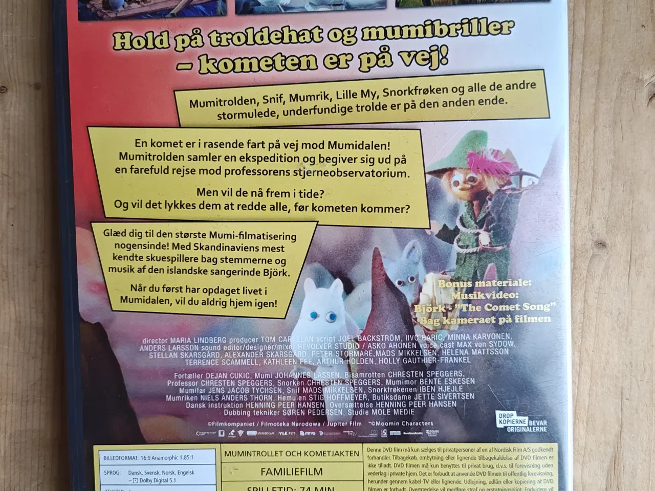 Billede 2 - Mumitroldene og jagten på kometen DVD Mumitrold