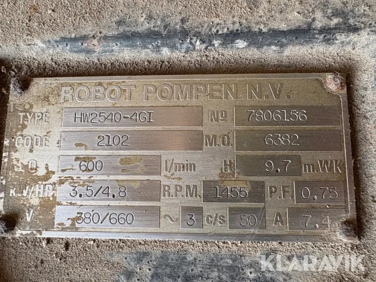 Billede 6 - Lot. Pumper Robot Pompen SPT Grundfos Honda 7 styk med brandslanger