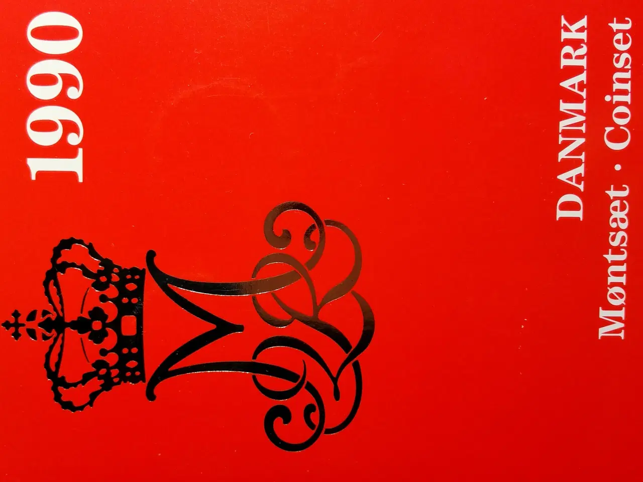 Billede 2 - DET KGL MØNTSÆT 1990 med 20 krone 1990 Mar 50 År