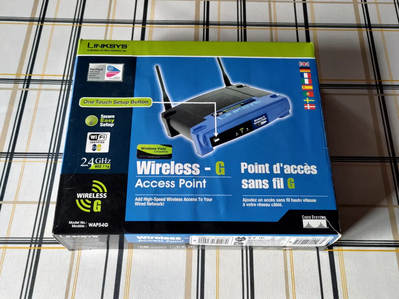 Billede 1 - WiFi-G router, Linksys