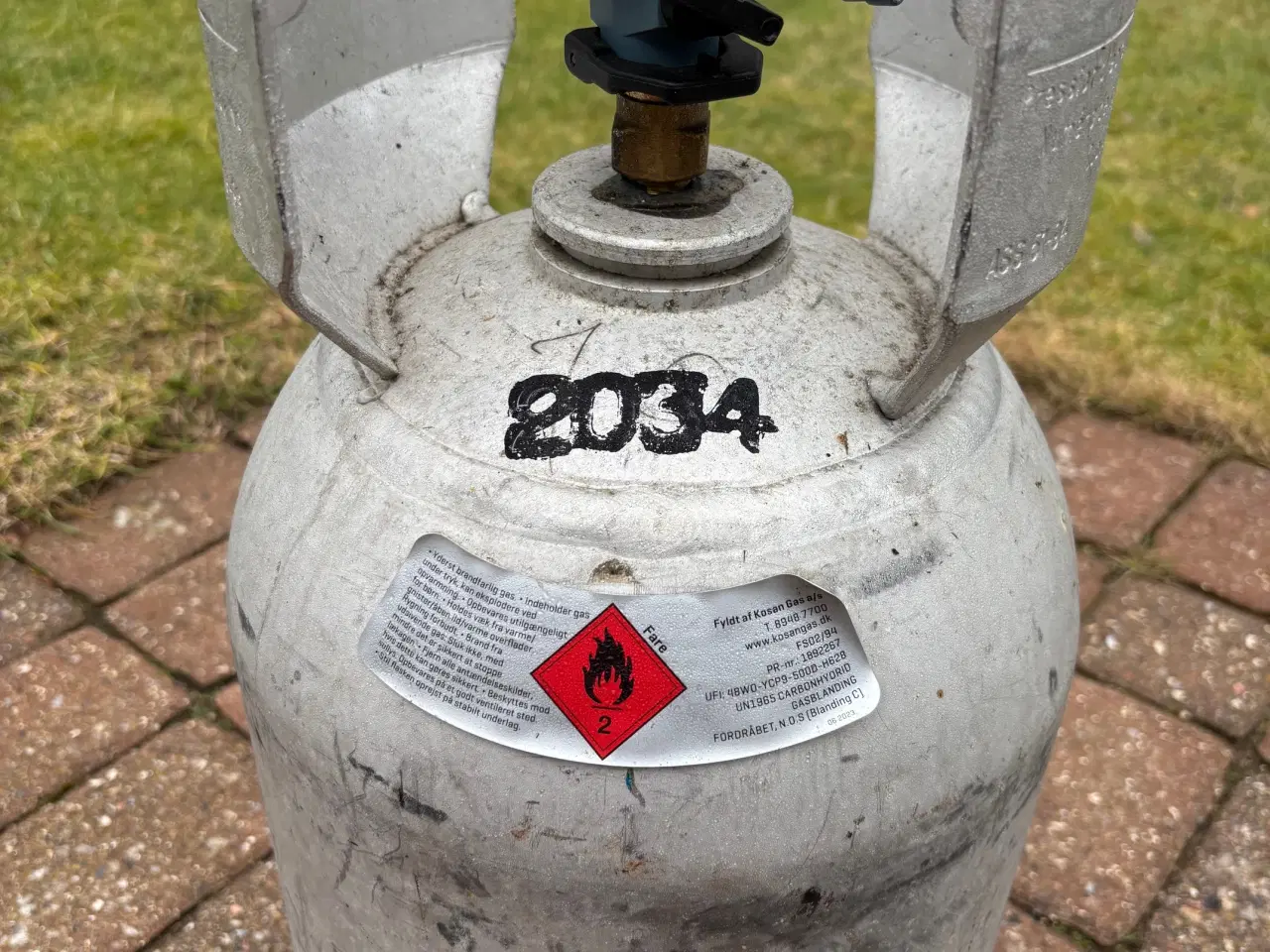 Billede 1 - 6kg Alu. Gasflaske